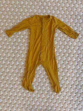Magnetic Me Mustard Baby Romper